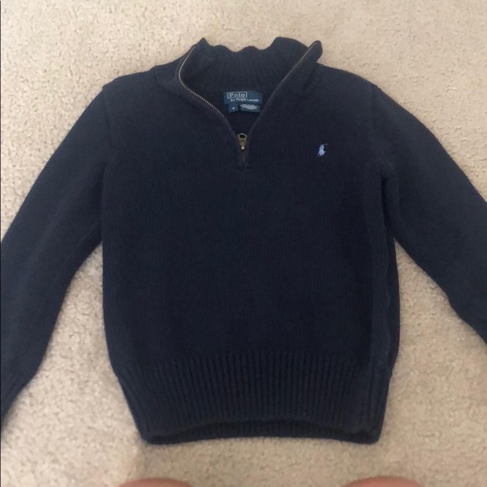 Boy’s 100% cotton knit sweater.